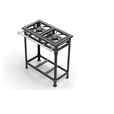 Imagem de Fogão Industrial 2 Bocas 40x40 AP P8 Leona