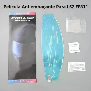 Imagem de Filme Antiembaçante Para Viseira De Capacete LS2 FF811 Adesivo Acessór