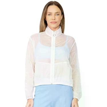 Imagem de Corta Vento Run More Urban Fit Feminina, Branco, M