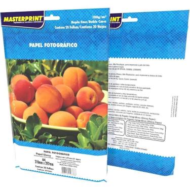 Imagem de A4 GLOSSY Dupla Face 180G - Masterprint