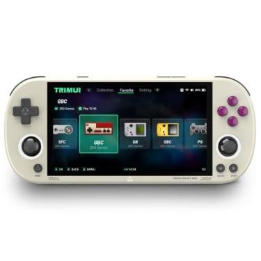 Imagem de TRIMUI Smart Pro Handheld Game Console, Mini Game Player Compatible with More Than 20 formats of Games and 5 inch IPS High-Definition Screen, Portable Video Game Console (Grey 64G)