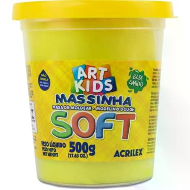 Imagem de Massa para Modelar SOFT 500G.AM.LIMAO Bs.amido