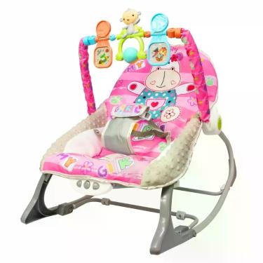Imagem de Cadeira de Descanso Bebê Balanço Musical Vibratória Reclinável Mobile 