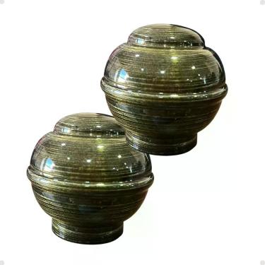Imagem de Kit Ponteira Bola 28mm Alumínio Varão Cortina Instalação Cores Tubo Co