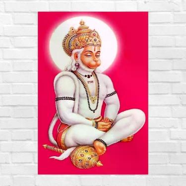 Imagem de Placa Decorativa Mdf Hanuman Tamanho 20x27cm