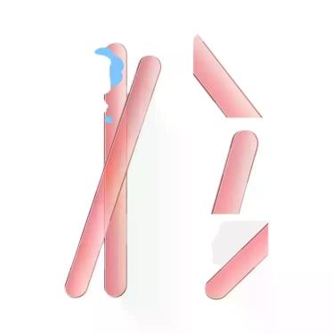 Imagem de Palitos De Acrílico Reutilizáveis Para Sorvetes, Cremes Gelados, Bolos