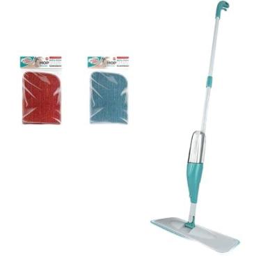 Imagem de Flash Limp - Kit Mop Spray Fit 0556 + 2 Refis Extra De Microfibra para Chão - KIT1768 - Verde
