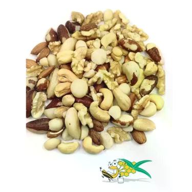 Imagem de Mix de castanha de Caju Pará Amendoa Macadamia Nozes 1kg Sem Amendoim 