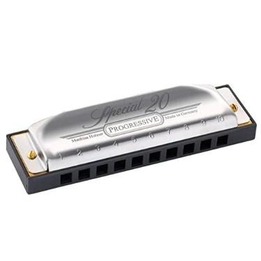 Imagem de Hohner Accordions 560PBX Special 20 Harmonica, Country Tuned Key of E, aço inoxidável (560PBX-CTE)