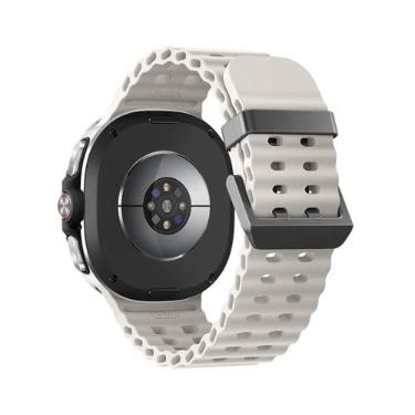 Imagem de Pulseiras esportivas Ocean compatíveis com Samsung Galaxy Watch 8 de 40 mm e 44 mm/8 Classic de 46 mm, sem lacunas, para Galaxy Watch 8 Classic/ 8 para homens e mulheres