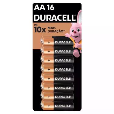 Imagem de Pilha Alcalina Aa Pequena Duracell Com 16 Unidades