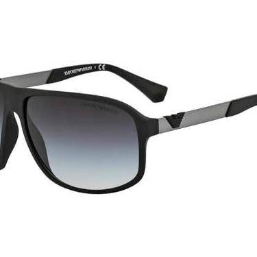 Imagem de Emporio Armani EA4029 50638G Preto Emborrachado Lente Cinza Degradê Tam 64