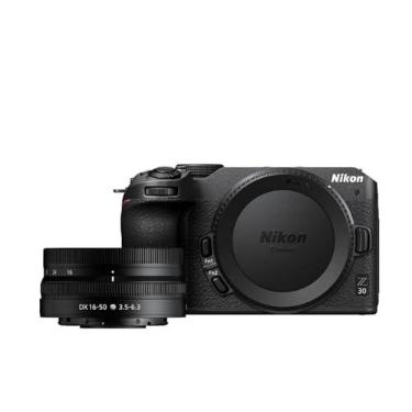 Imagem de Nikon Z 30 com lente de zoom grande angular | Nossa câmera fotográfica/de vídeo sem espelho mais compacta e leve com lente zoom de 16-50 mm | Modelo Nikon USA