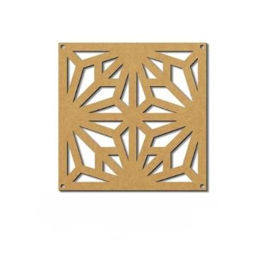 Imagem de Placas Vazadas Decorativas Cobogó MDF 3mm - Ambiente Único Elegante placas decorativas para divisória para Casa e Escritório(010,Kit 12pçs-40cm x 40cm)