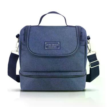 Imagem de Bolsa Térmica Lancheira Necessaire Concept Marmita Lanches Bebidas 2 C
