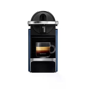 Imagem de Cafeteira de Cápsulas Elétrica Nespresso Pixie Redesign D62BR 1 Xícara Azul e Preta 110V