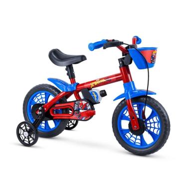 Imagem de Bicicleta Infantil Aro 12 Homem Aranha Spider Man Nathor para Menino