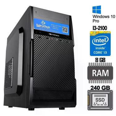 Imagem de Computador I3-2100 Ssd 240Gb Ram8Gb Windows10 Fonte 500W - Sobraltech