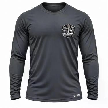 Imagem de Camisa Uv +50 Botafogo Torcedor Fogão Glórioso cor:GrafiteTamanho:M - 