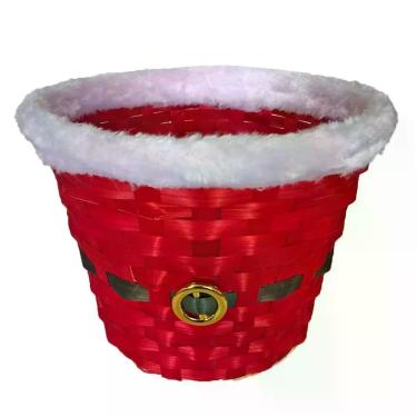 Imagem de Cesta De Vime Natal Médio - 16cm X 18cm
