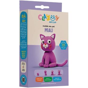 Imagem de Massa para Modelar Criativa Clayeez Miau 38G