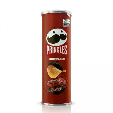 Imagem de Pringles Churrasco Batata 109g Salgadinho Crocante em Tubo Batata Empi