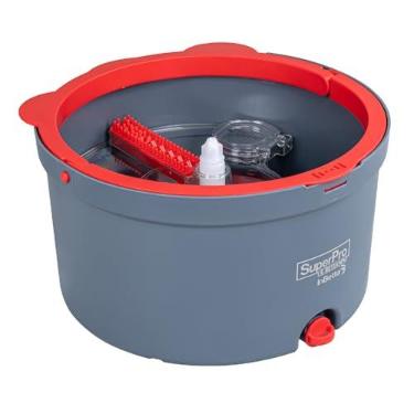 Imagem de Mop Giratório com Balde de 6 Litros, Separação de Água Limpa e Suja, Acompanha 2 Refis, SuperPro Bettanin