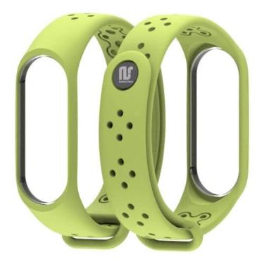Imagem de Nandos-Store - Pulseira NSmart compatíveis com MI BAND 1/ MI BAND 2 / MI BAND 3 / MI BAND 4 / MI BAND 5 / MI BAND 6 / MI BAND 7 / MI BAND 8 (MI BAND 4, (Verde NK)