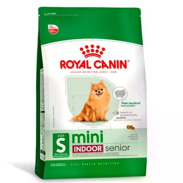 Imagem de Ração Seca Royal Canin Mini Indoor Senior para Cães Idosos de Porte Pe