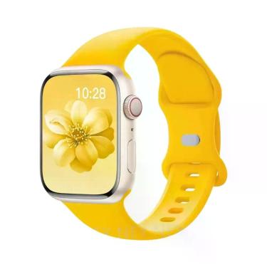 Imagem de Pulseira De Silicone De 45mm 44mm 40mm 41mm 49mm 38mm 42mm Para Apple 