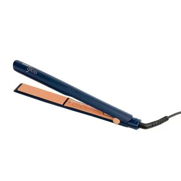 Imagem de Chapa Alisadora Gloss Blue Placas de Cerâmica 230°C Tecnologia com Óleos Azul Taiff Bivolt