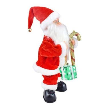 Imagem de Fancyes Papai Noel Elétrico de Brinquedo com Música, Criativo, Dançante e Divertido - Enfeite de Natal para Festas e Festas, Caixa de Presente Portátil