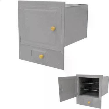 Imagem de Forno Para Fogão A Lenha Nº 4 Com Cinzeiro Cinza - Dragão