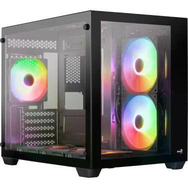 Imagem de Gabinete Gamer Dryft Mini Torre Micro-ATX e Mini-ITX Vidro Temperado 6 Fans Argb Preto Aerocool