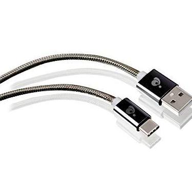 Imagem de IOGEAR Charge & Sync Pro - Cabo USB-C para USB-A 3 pés/1 metro - G2LU3CAM01-GY