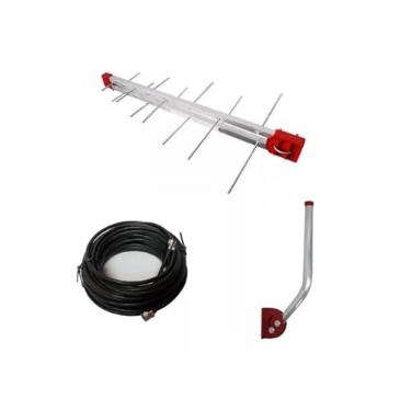 Imagem de Antena Log 4K Passiva Uhf Digital 16 Elementos 11dB - Capte