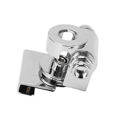 Imagem de Suporte de antena de rádio móvel, suporte de antena de carro de prata, ângulo ajustável de metal, universal para