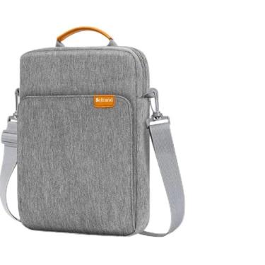 Imagem de SELTAND Bolsa Case para Notebook e Tablet até 13 Polegadas, Compatível com MacBook Air 13 e iPad Pro, Resistente à Água, Forro Acolchoado, Alça de Ombro Removível, Cinza