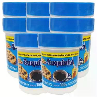 Imagem de Kit Adoçante Dietético Suquinha Kerry - 8 unidades de 100g cada