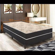 Cama Box Solteiro Conjugada Premium 188x88x43 (10cm) - Colchão dos Son