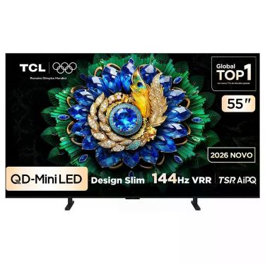 Imagem de Smart TV TCL 55 Polegadas QD-Mini LED 4K A400M WiFi Bluetooth Google T