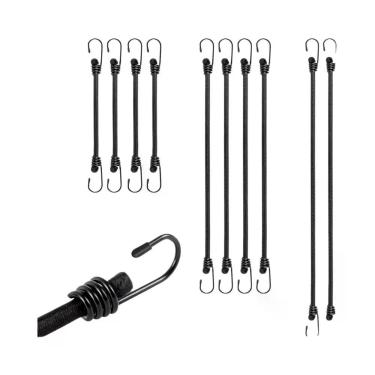 Imagem de Cordas Elásticas Para Exterior Com Ganchos 10 Peças 30cm 60cm 100cm Pa