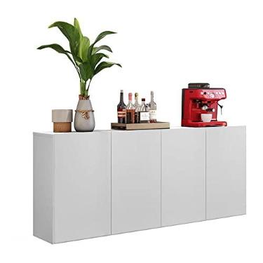Imagem de Aparador Buffet 4 portas Veneza Multimóveis V3555 Branco