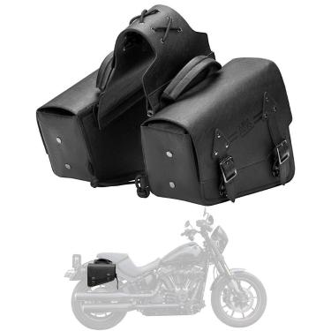 Imagem de Alforjes de Couro KEMIMOTO para Motocicleta 12L Compatíveis