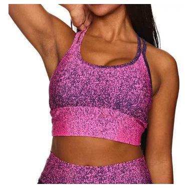 Imagem de Top Degrade Feminino Fitness Academia - bella fitness, Pink, M