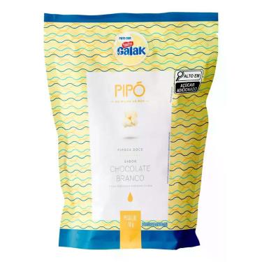 Imagem de Pipoca Doce Gourmet Pipó Chocolate Branco Galak Sachê 90g Pronta para 