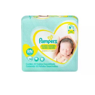 Imagem de Fralda Infantil Pampers Premium Care RN com 20 unidades