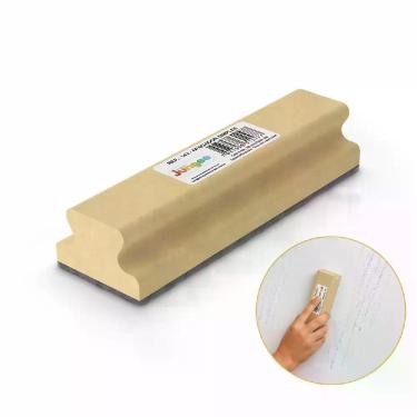 Imagem de Apagador para Giz Yeet Apagador Simples Junges MDF com Feltro 4mm Ergonômico 13x4x3cm 1 Unidade
