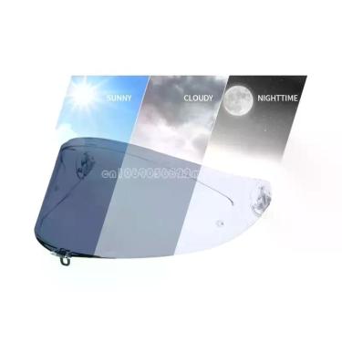 Imagem de Viseira Fotocromática Antiembaçante Para Capacete AGV K6 K6s - Acessór