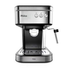 Philco Cafeteira Expresso 1,2L 20 Bar 950W Pressão de 20bar Saída de Vapor PCF04A 220V Philco Cafeteira Expresso 1,2L 20 Bar 950W Pressão de 20bar Saída de Vapor PCF04A 220V